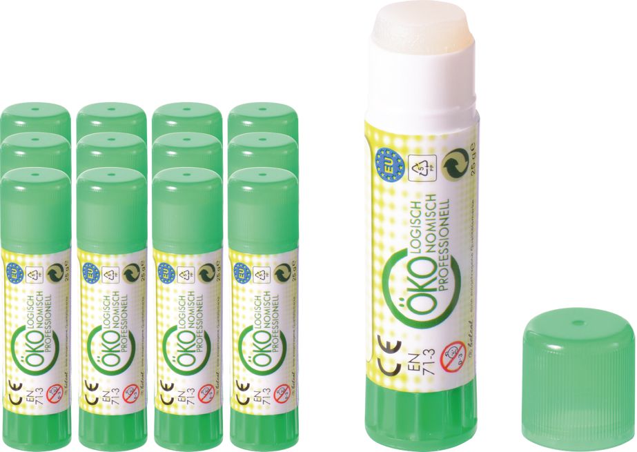 Öko Klebestifte 25 g, 12er Set